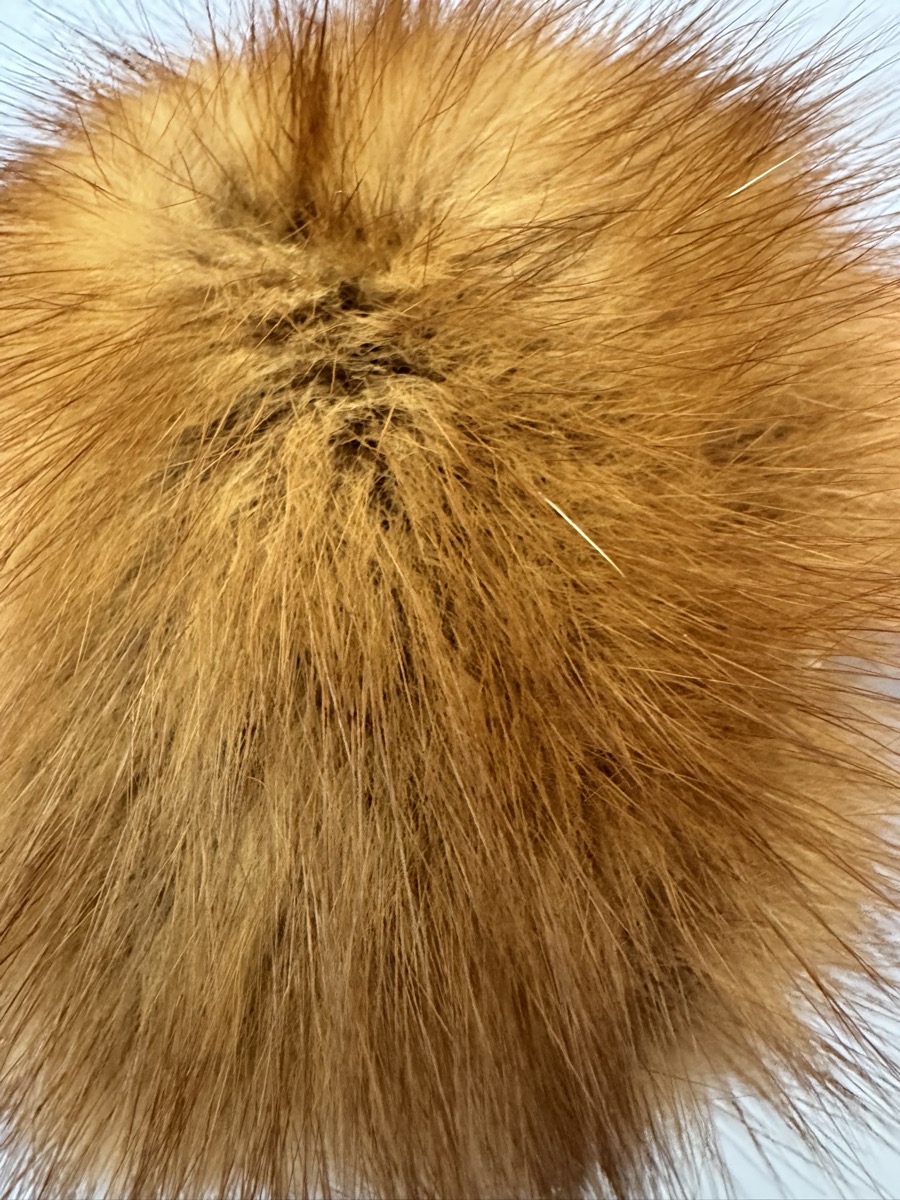 Zobelmanschetten Naturbraun – Detailansicht Fell